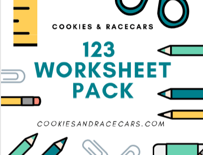 123 Number Worksheet Pack
